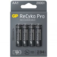 4 x AKUMULATORKI GP RECYKO PRO AA R-6 2000 mAh